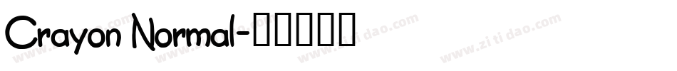 Crayon Normal字体转换